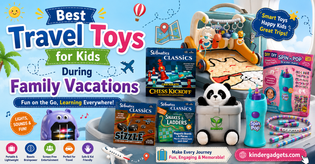 Best Travel Toys for Kids During Family Vacations