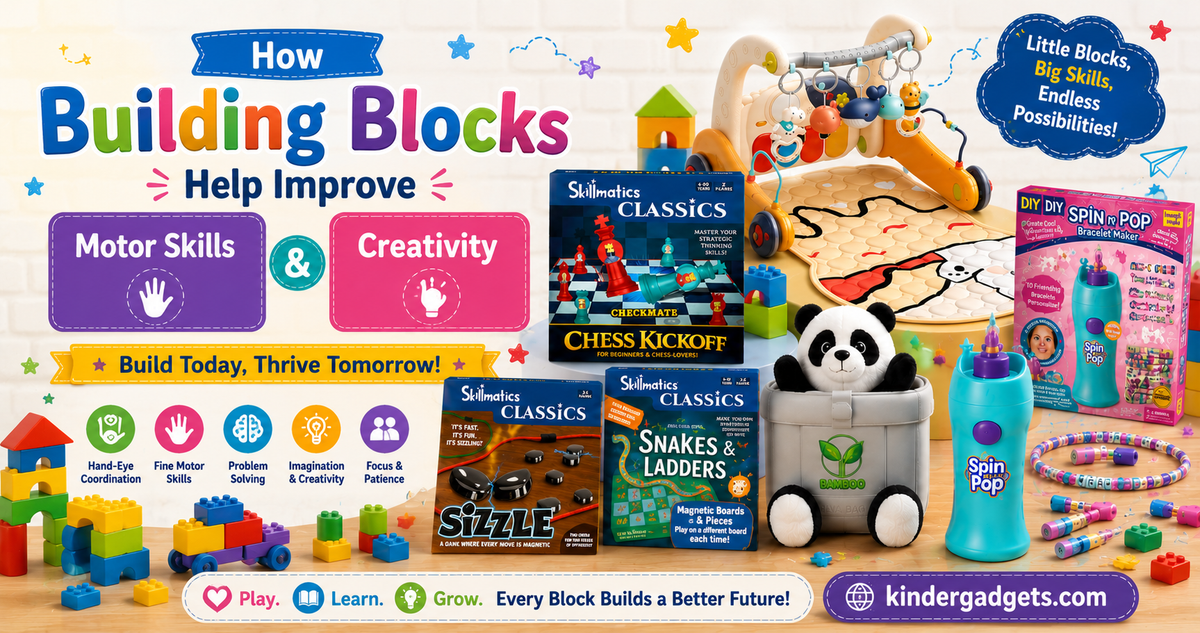 How Building Blocks Help Improve Motor Skills and Creativity