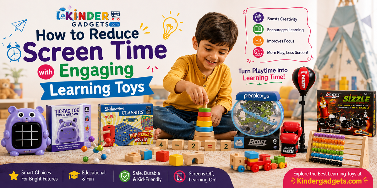 How to Reduce Screen Time with Engaging Learning Toys