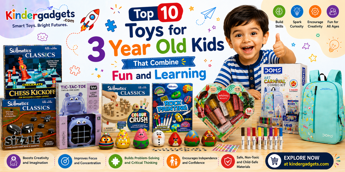 Top 10 Toys for 3 Year Old Kids That Combine Fun and Learning