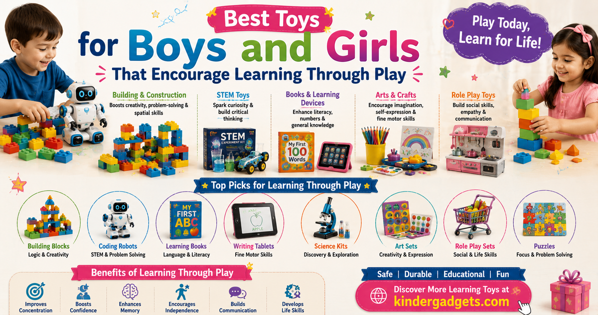 Best Toys for Boys and Girls That Encourage Learning Through Play