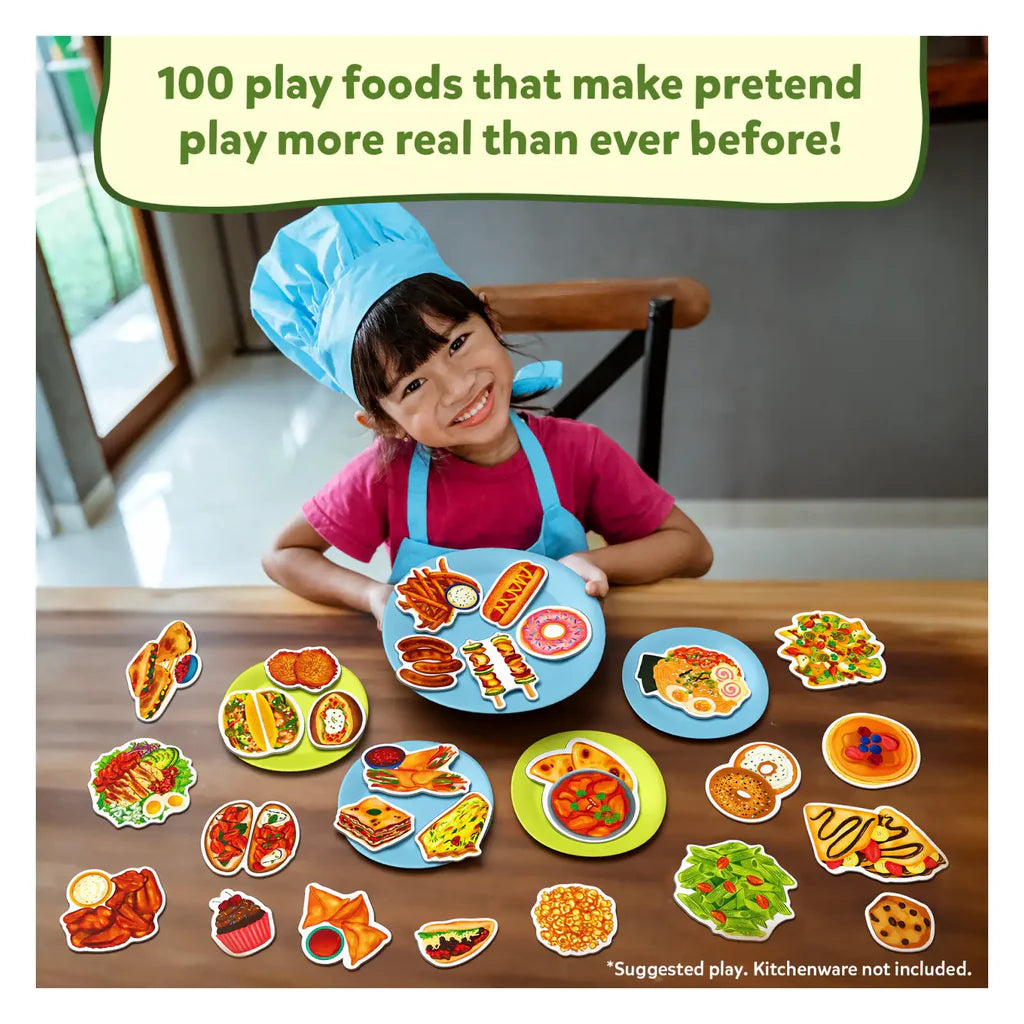 Mini Chef Play Food Set – 100 Pieces