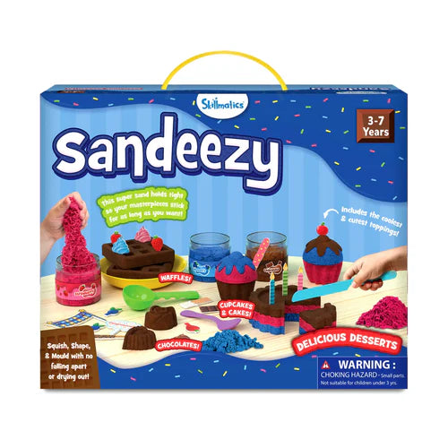 Sandeezy: Delicious Desserts | Sensory Toy & Pretend Play Set