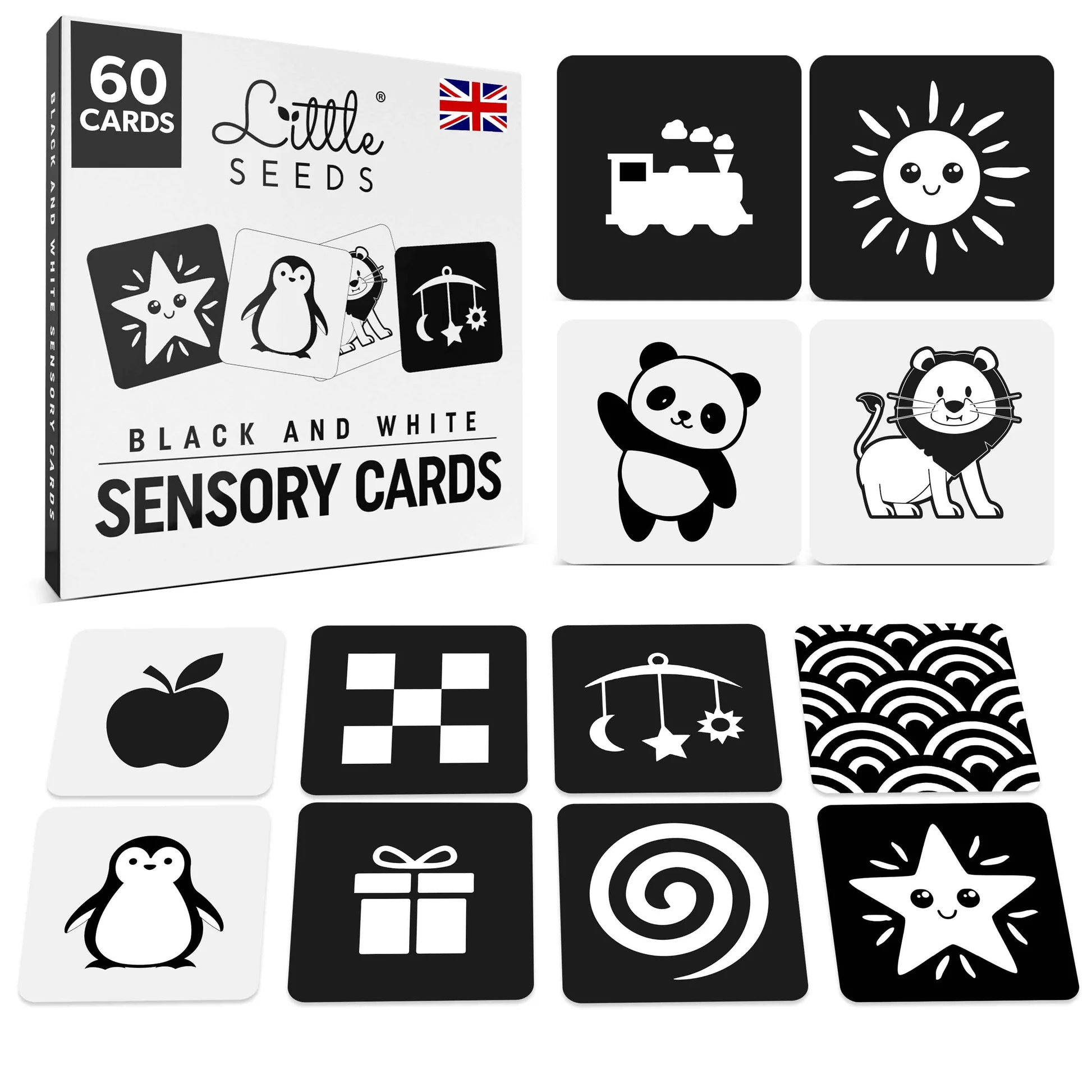 High Contrast Flash Cards for Infants