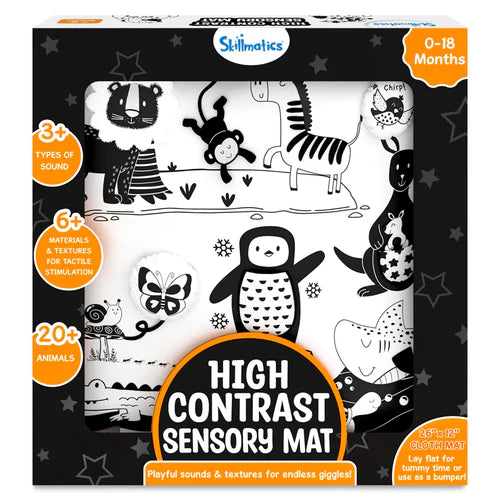 High Contrast Sensory Cloth Mat