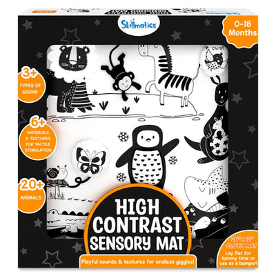 High Contrast Sensory Cloth Mat