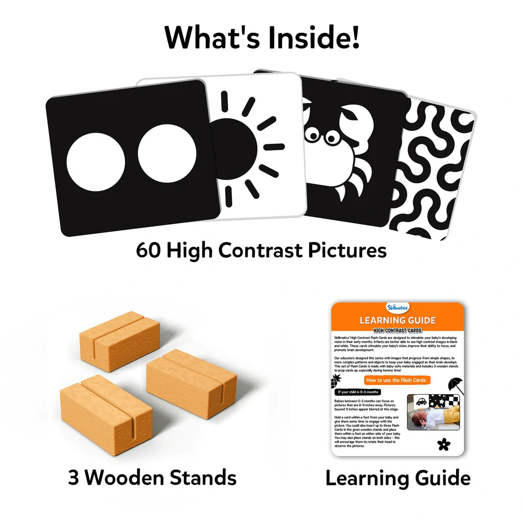 High Contrast Flash Cards for Infants