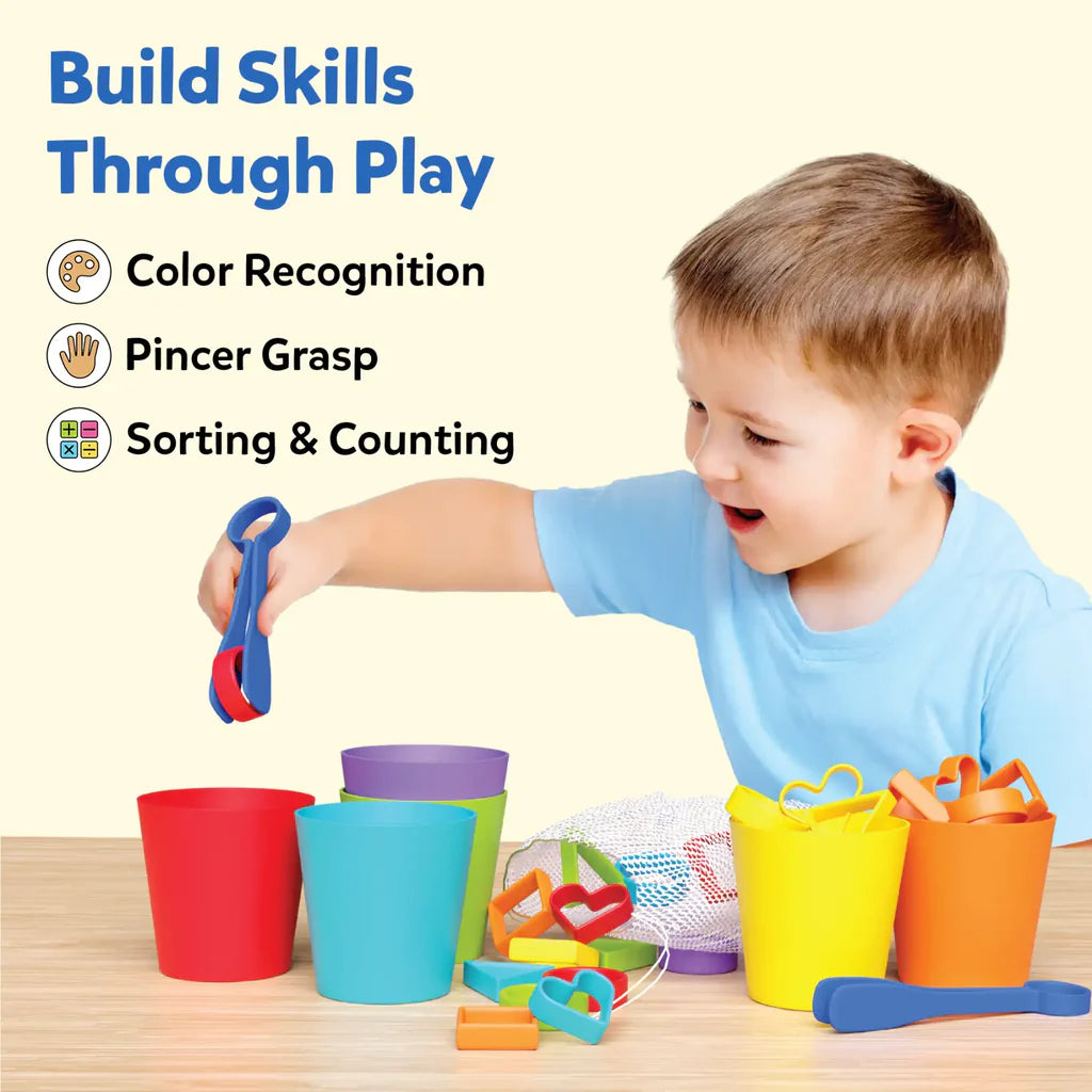 Silicone Rainbow Sorting