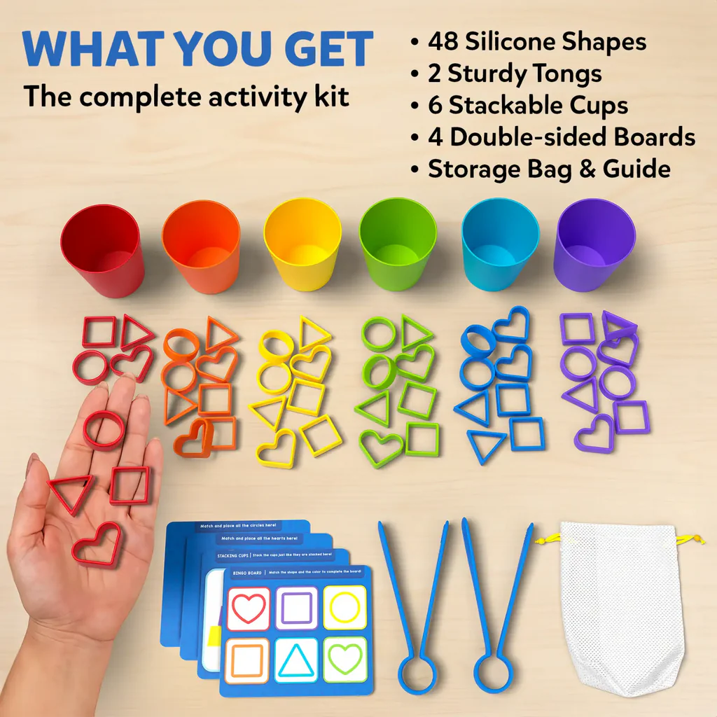 Silicone Rainbow Sorting