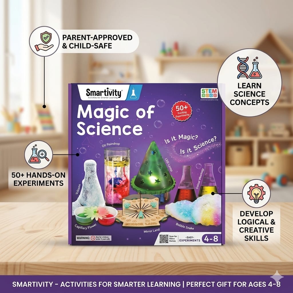 Magic Science Kit – 50 Magical Experiments for Kids