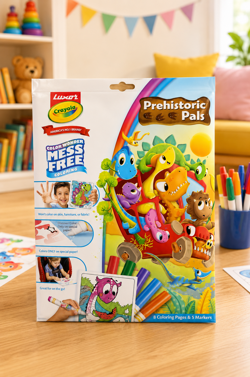 Prehistoric Pals Coloring Set