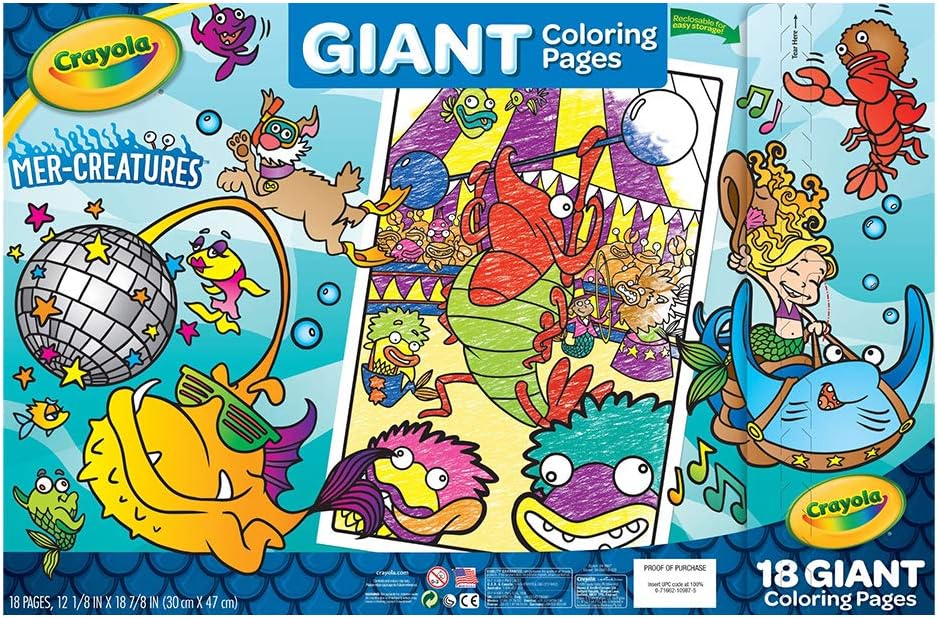 Mer Creatures Coloring Book
