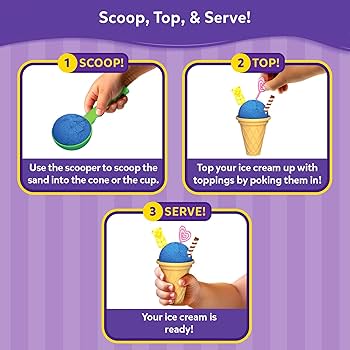 Sandeezy: Delicious Desserts | Sensory Toy & Pretend Play Set
