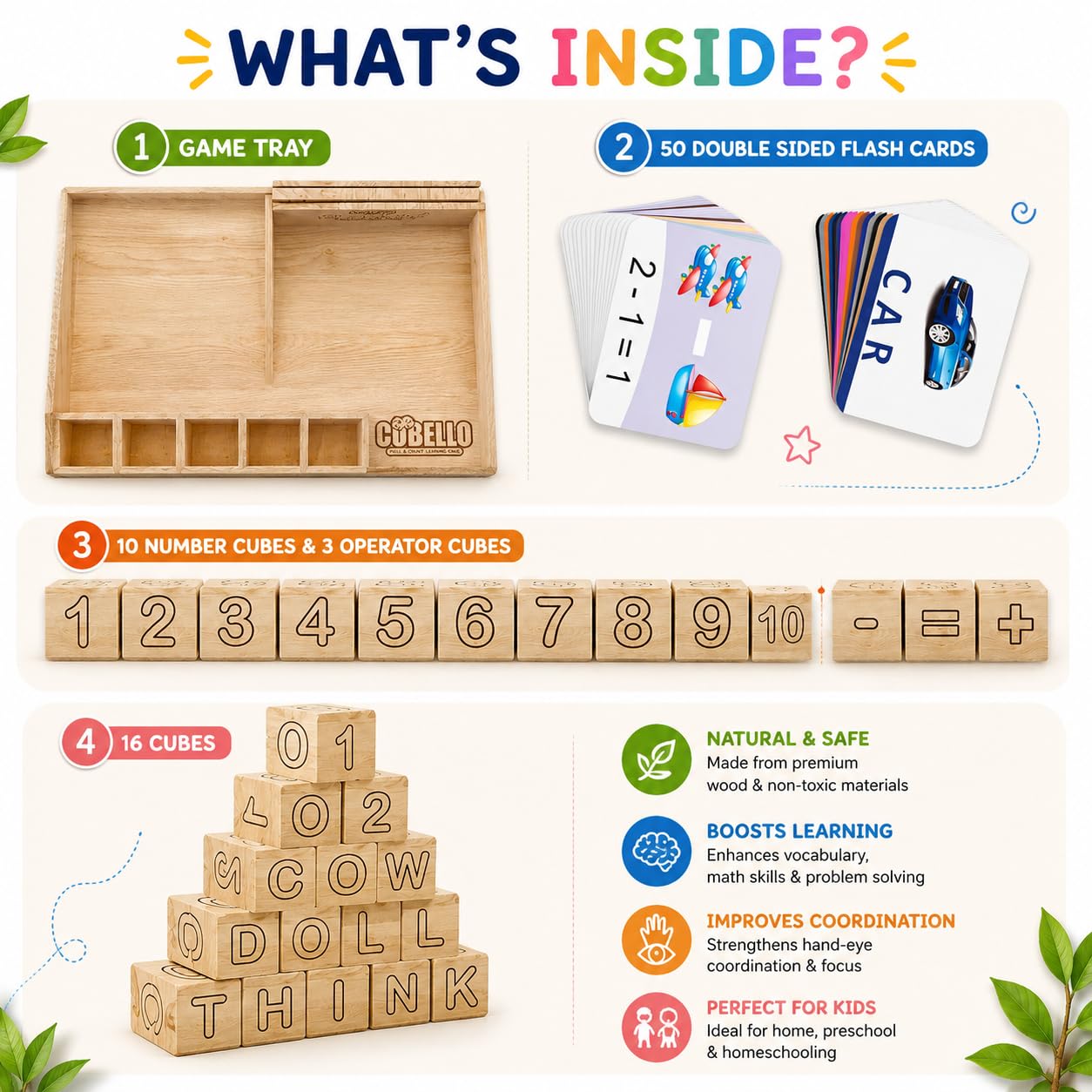 Spell & Count Learning Game