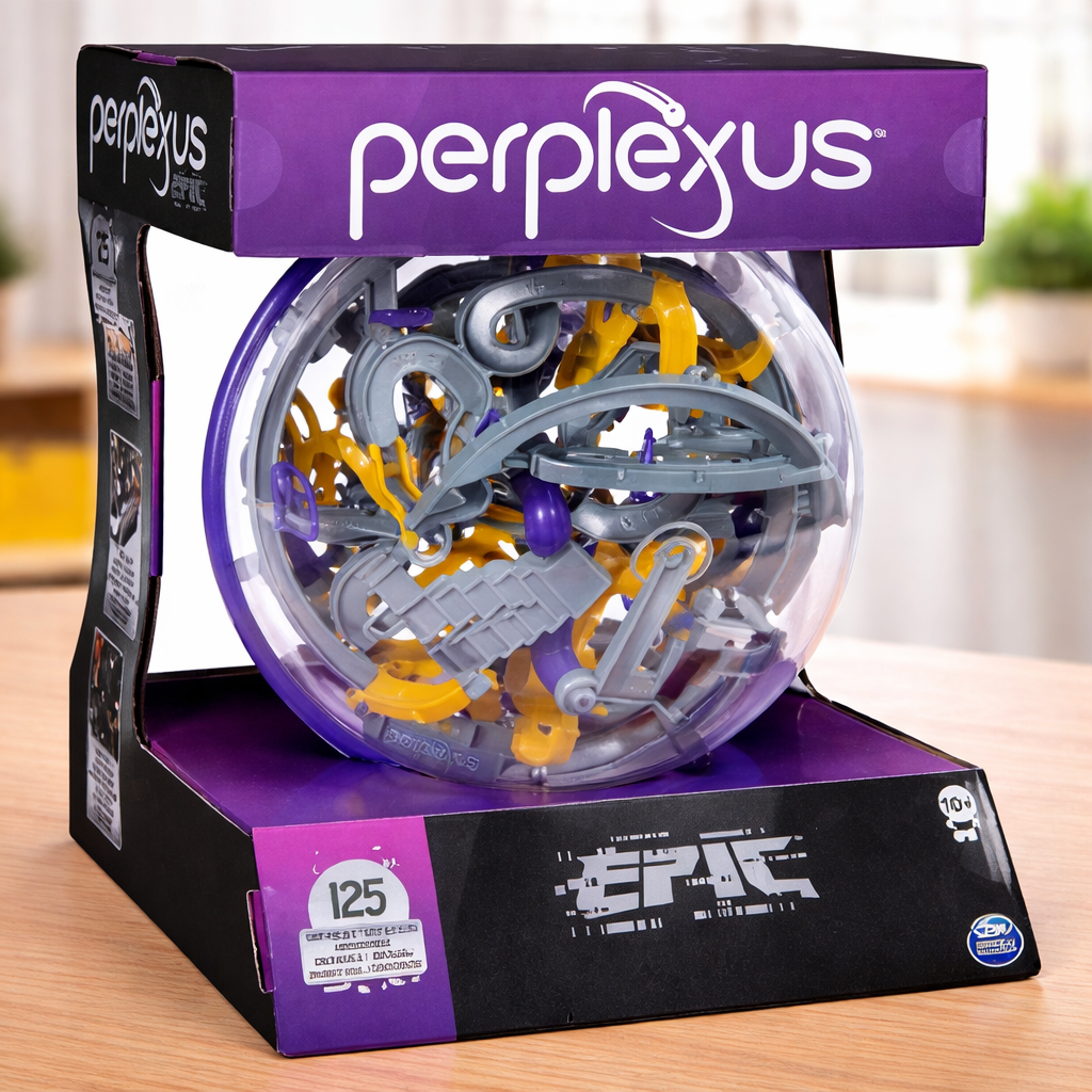 Perplexus Epic 3D Maze Ball – Advanced Brain Teaser Puzzle Game