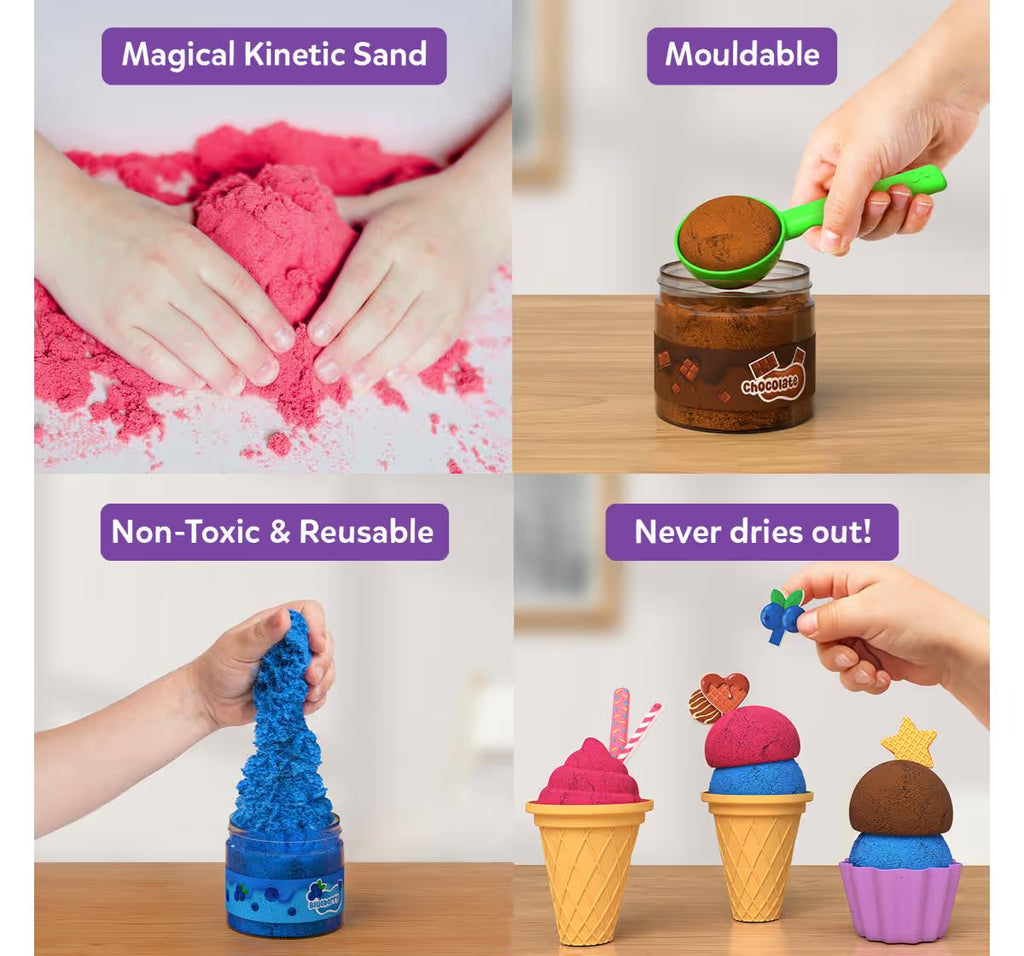 Sandeezy: Delicious Desserts | Sensory Toy & Pretend Play Set