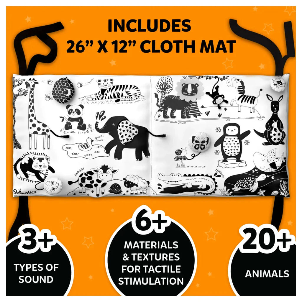 High Contrast Sensory Cloth Mat