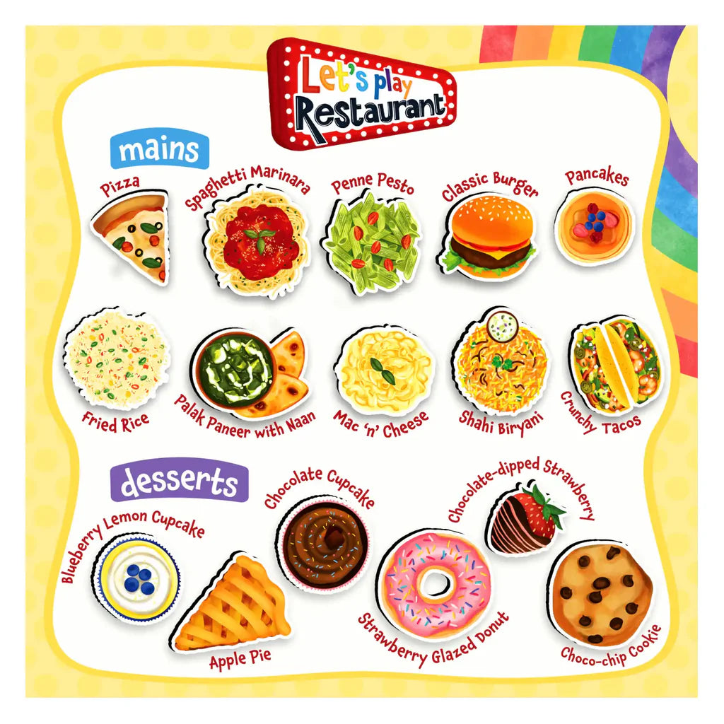 Magnetic Restaurant Play Set