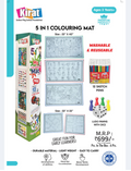 5in1 COLOURING MAT