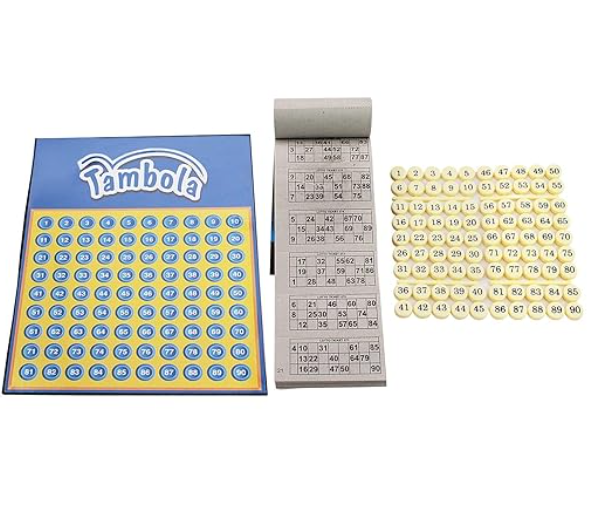 EKTA 600 Tickets Tambola Housie Game for Kids (Multicolour),Pack of 1