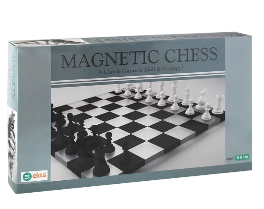 EKTA Kids Magnetic Chess by Krasa Toys,for 5+ Years,Multicolor
