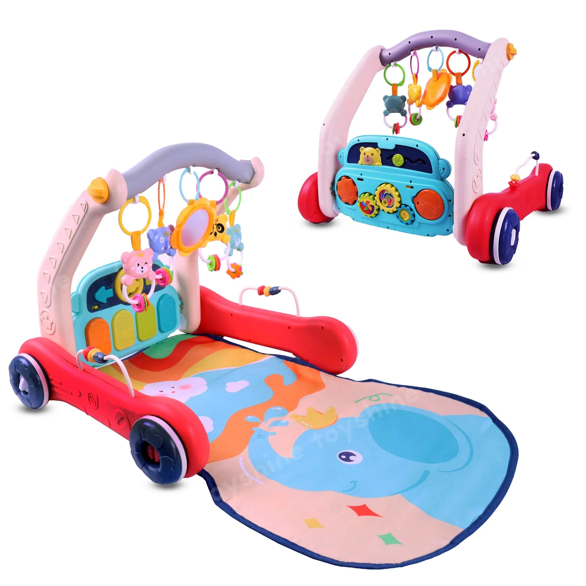 3-in-1 Piano Play Gym Walker