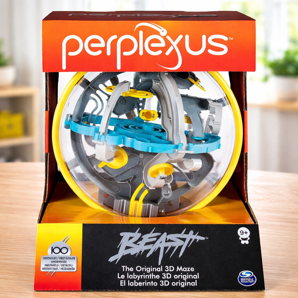 Perplexus Beast 3D Maze Ball – Interactive Brain Teaser Puzzle Game