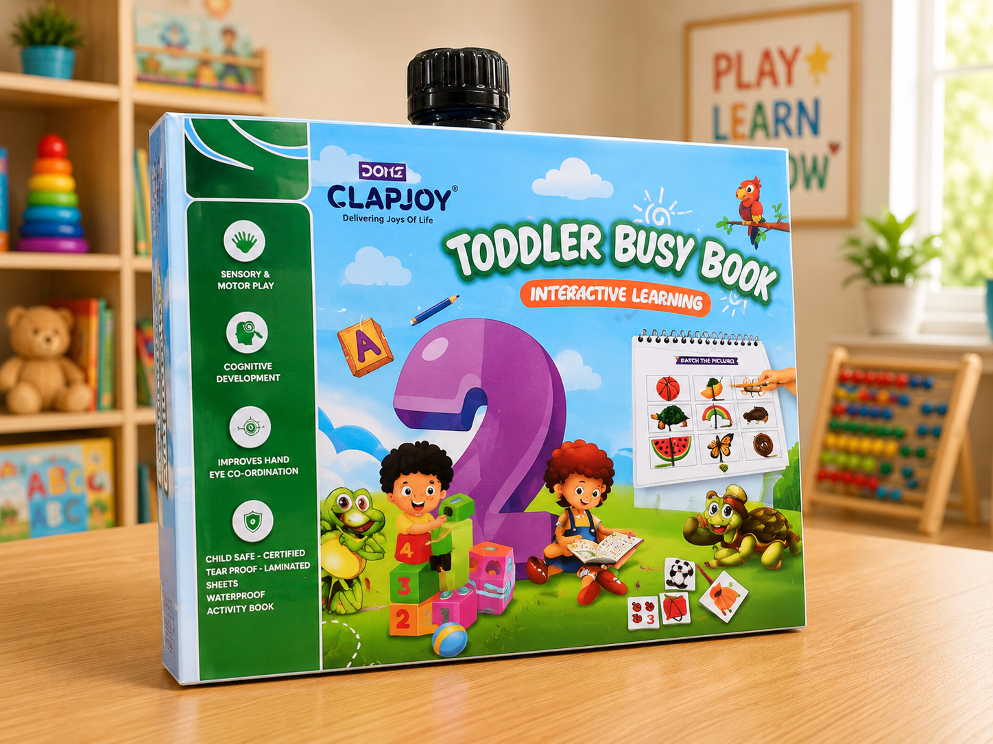 Doms Toddler Busy Book Learning Kit