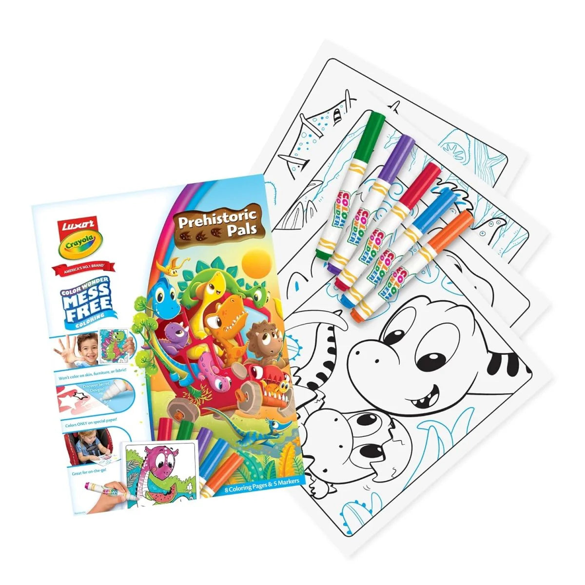 Prehistoric Pals Coloring Set